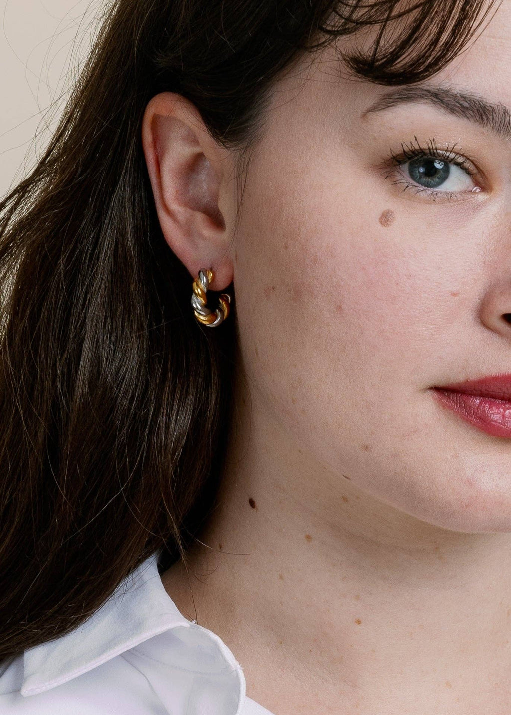 Taya Twisted Hoops