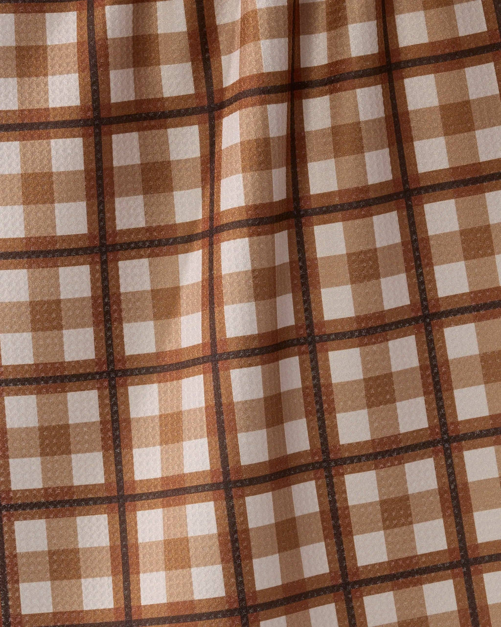 Geometry Rich Cocoa Tea Towel