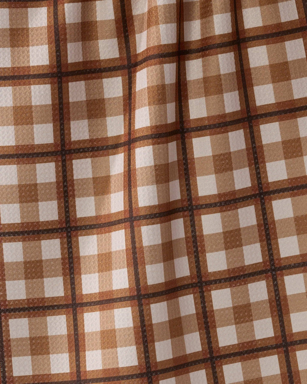 Geometry Rich Cocoa Tea Towel