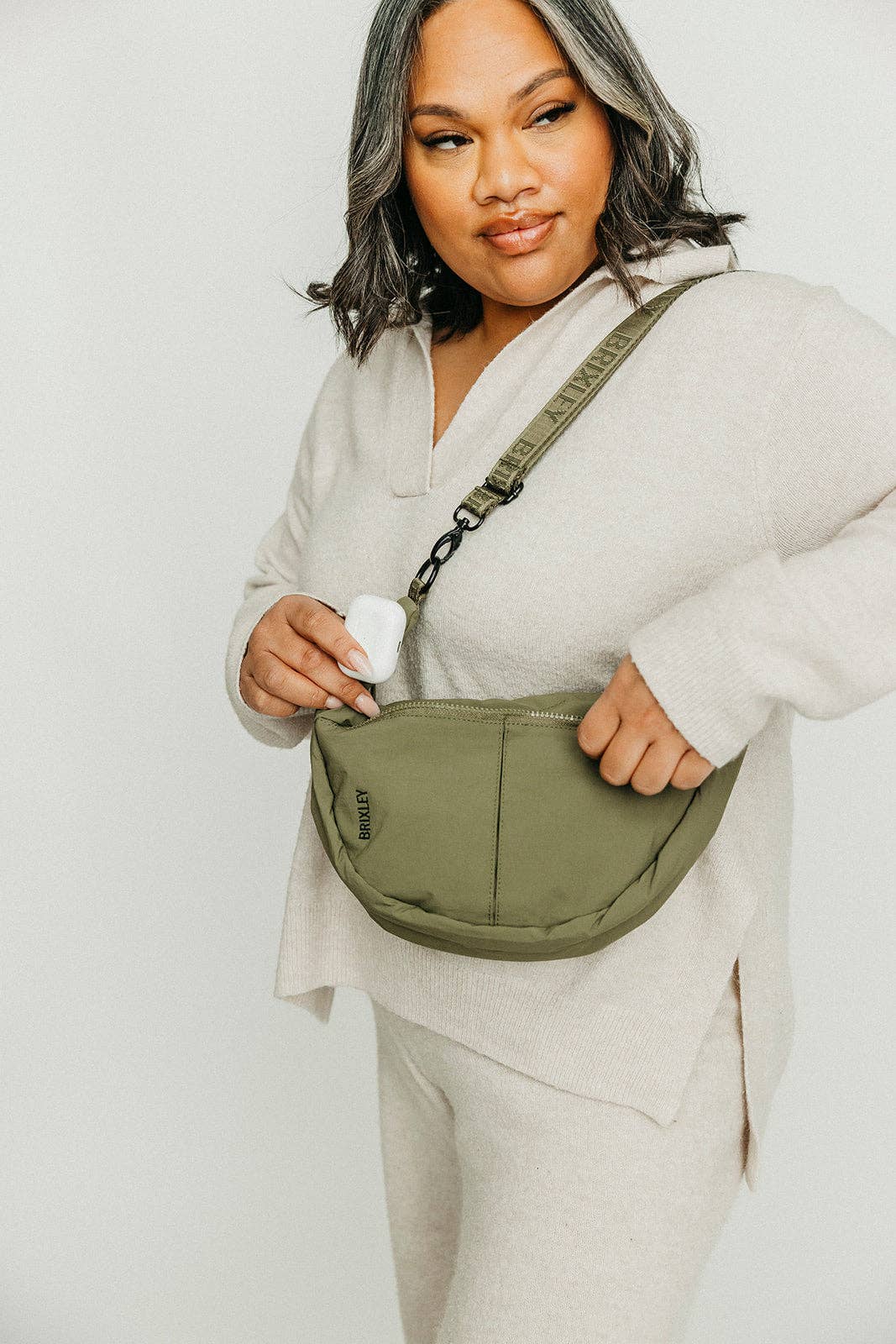 Brixley Basil Crescent Bag