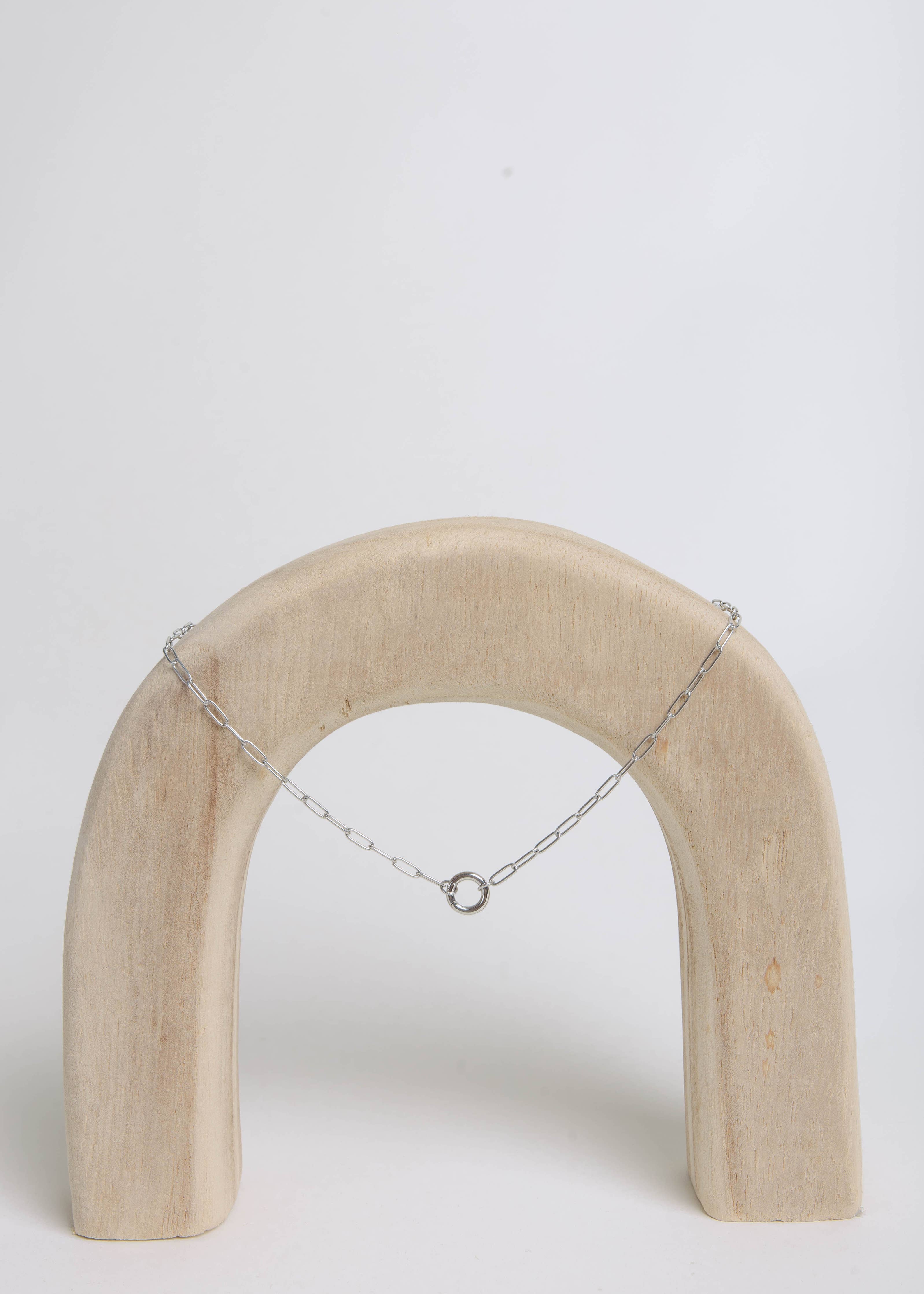Open Ended Necklace - Silver