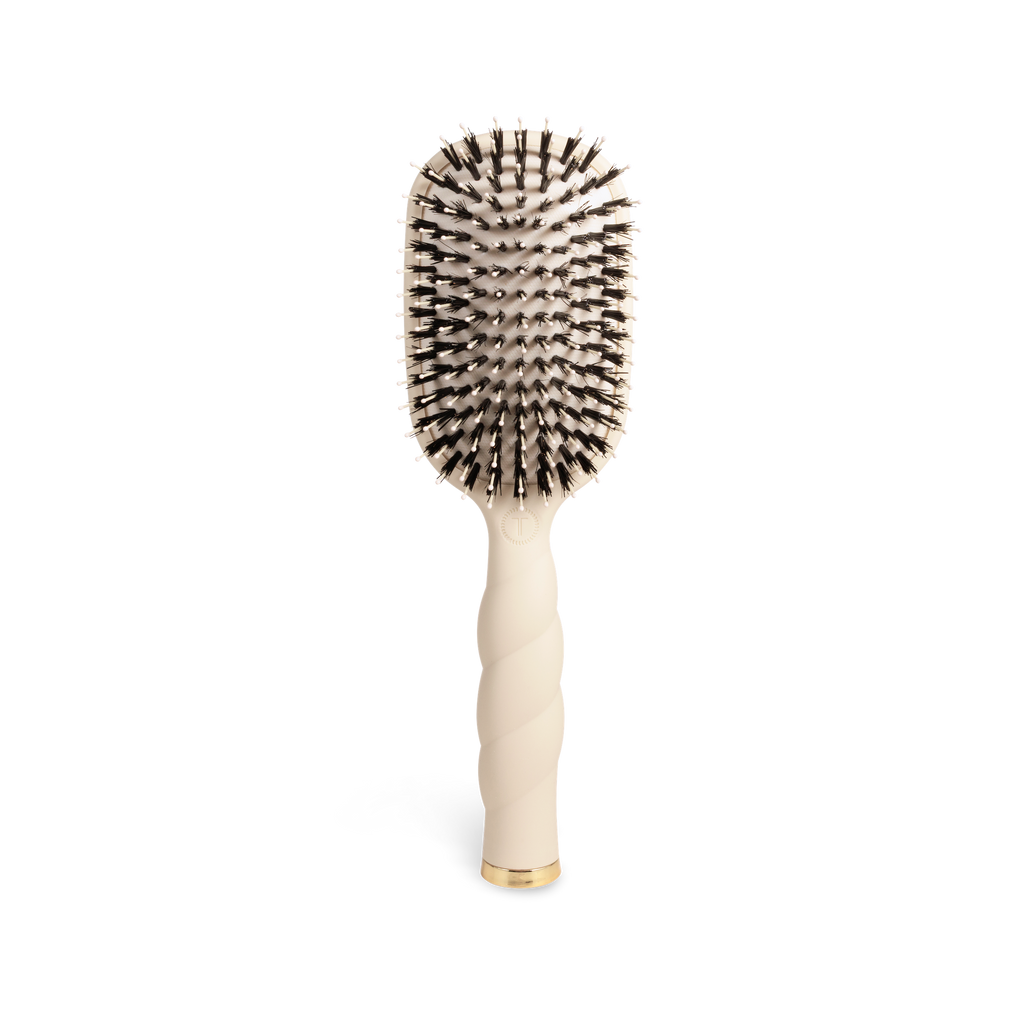 Teleties Boar Bristle Hair Brush | Tan