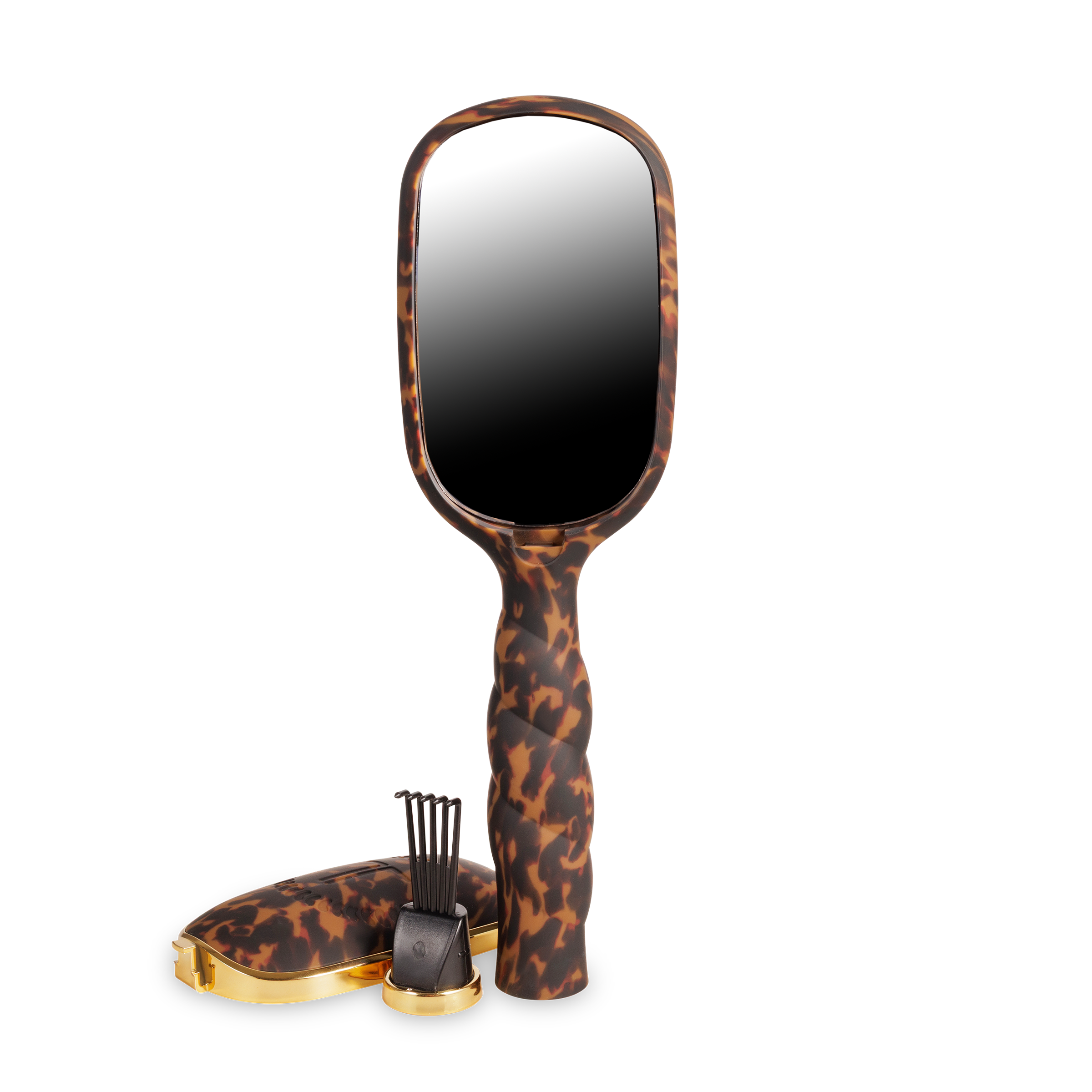 Teleties Detangler Hair Brush for Thick Hair - Tortoise