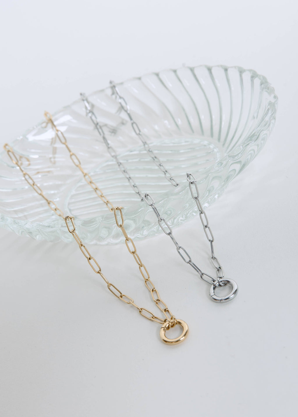 Open Ended Necklace - Silver