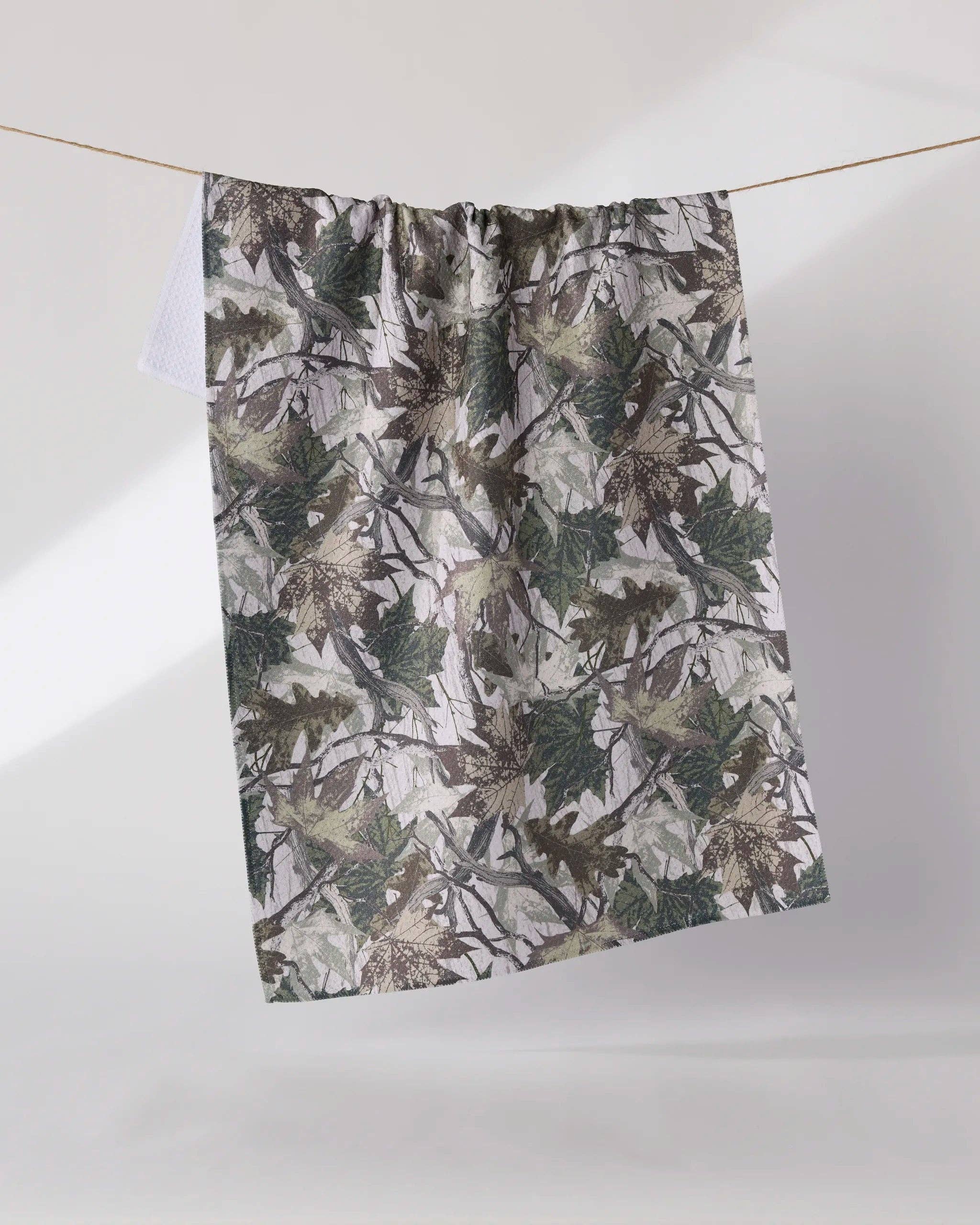 Geometry Dad Camo Tea Towel