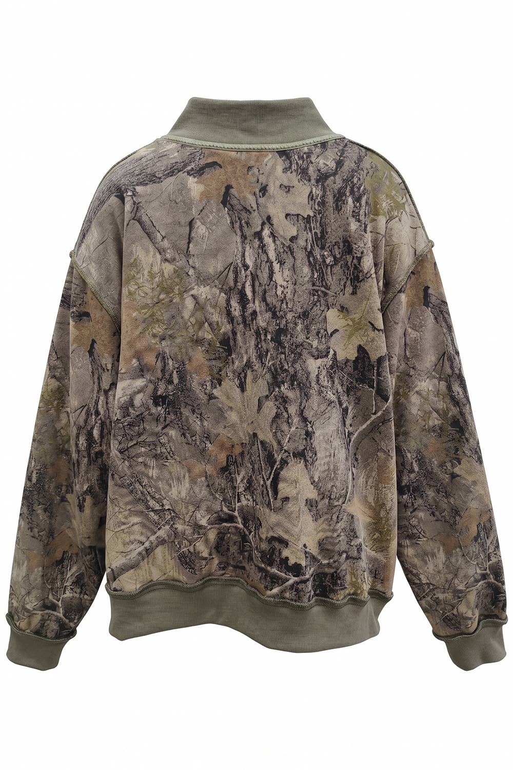 Woodland Camo Mockneck