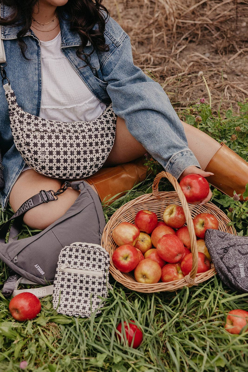 Brixley Heirloom Crescent Bag