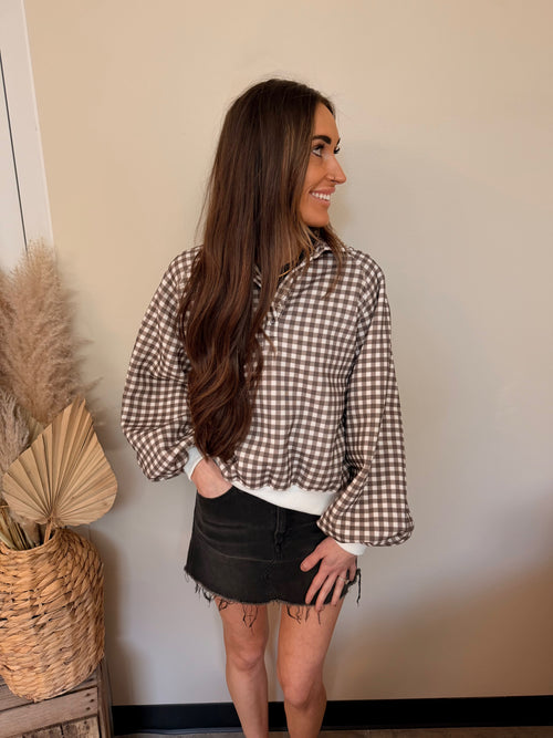 Brooklyn Gingham Pullover