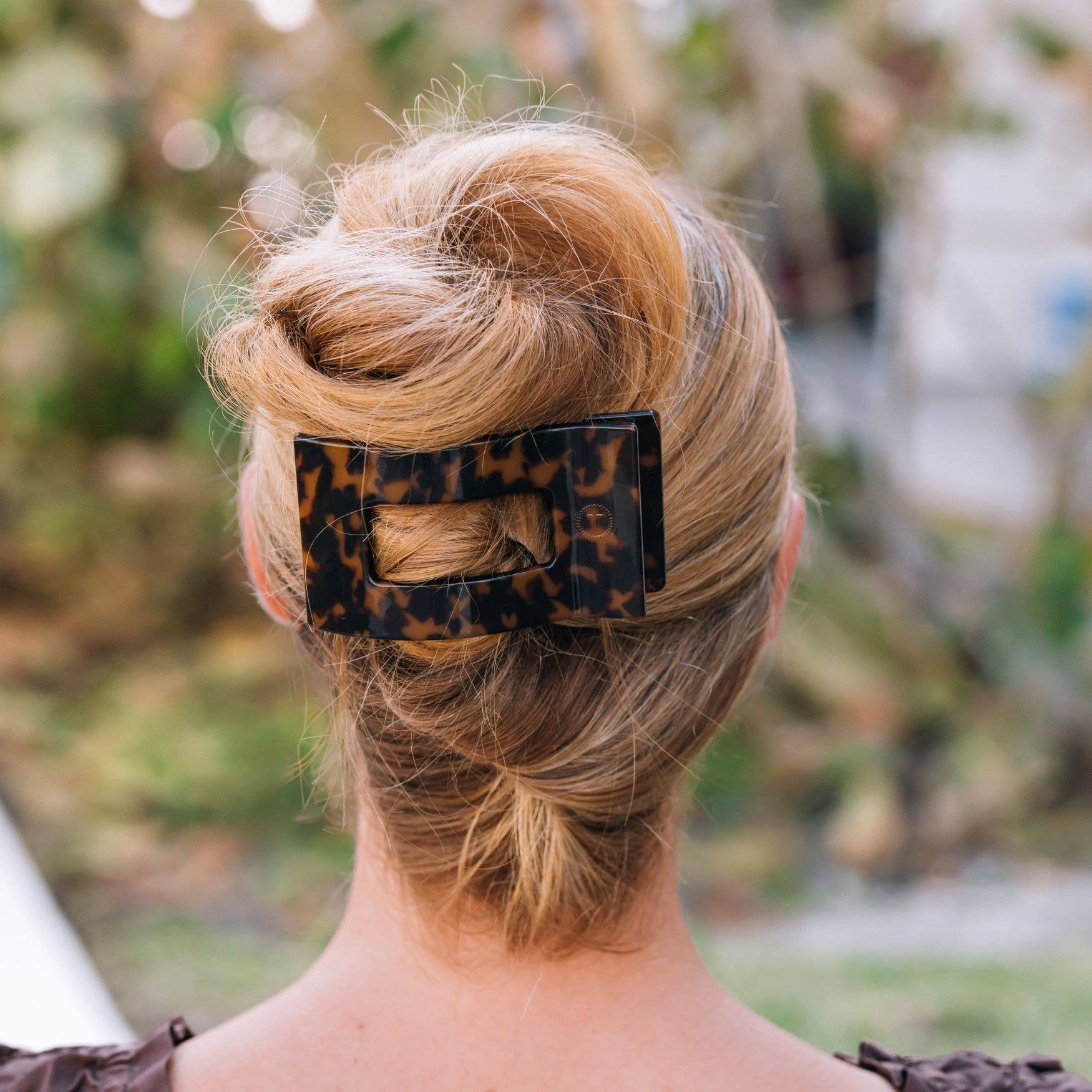 Flat Rectangle Hair Clip
