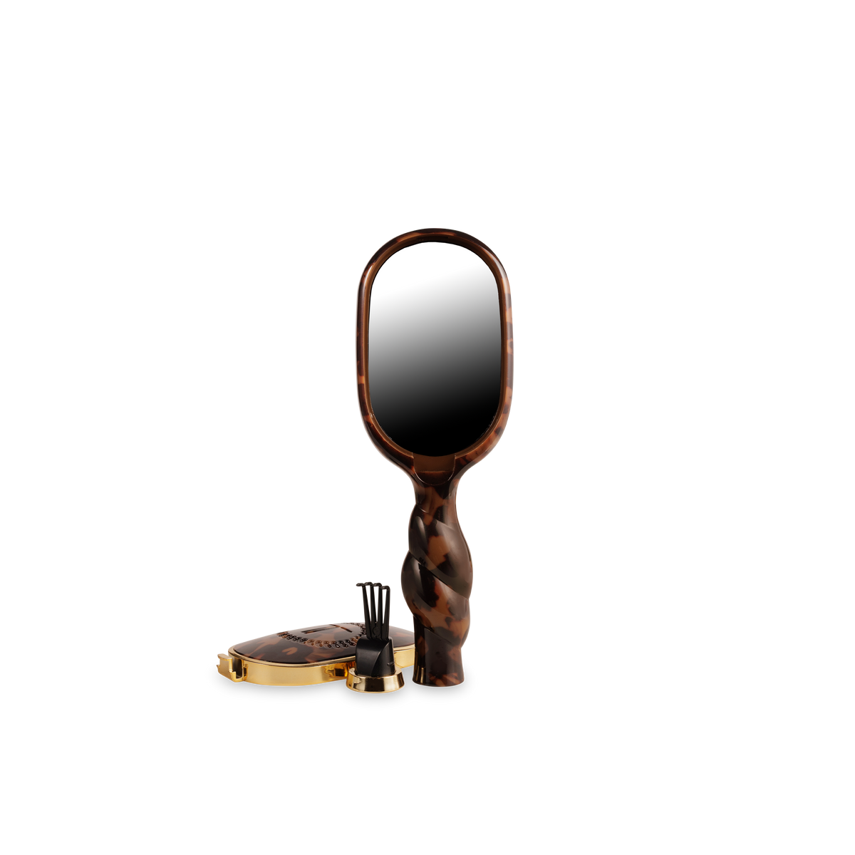 Teleties Mini Boar Brush | Tortoise