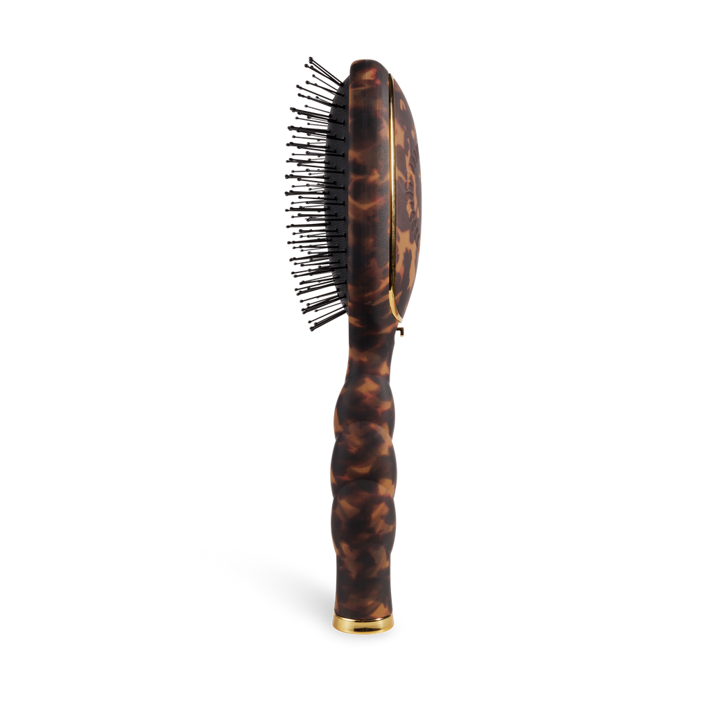 Teleties Detangler Hair Brush for Medium Hair - Tortoise