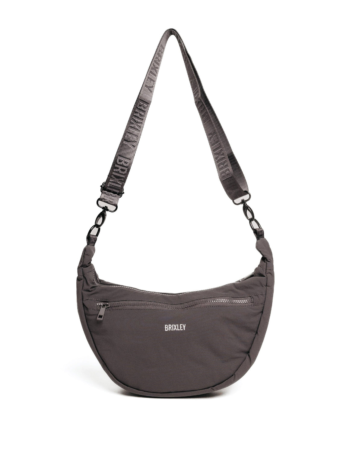 Brixley Gray Crescent Bag