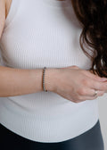 Beaded Bracelet Large - Silver
