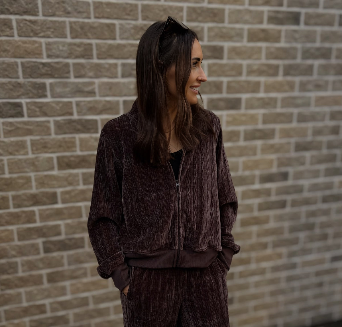 Iced Mocha Zip-Up Jacket