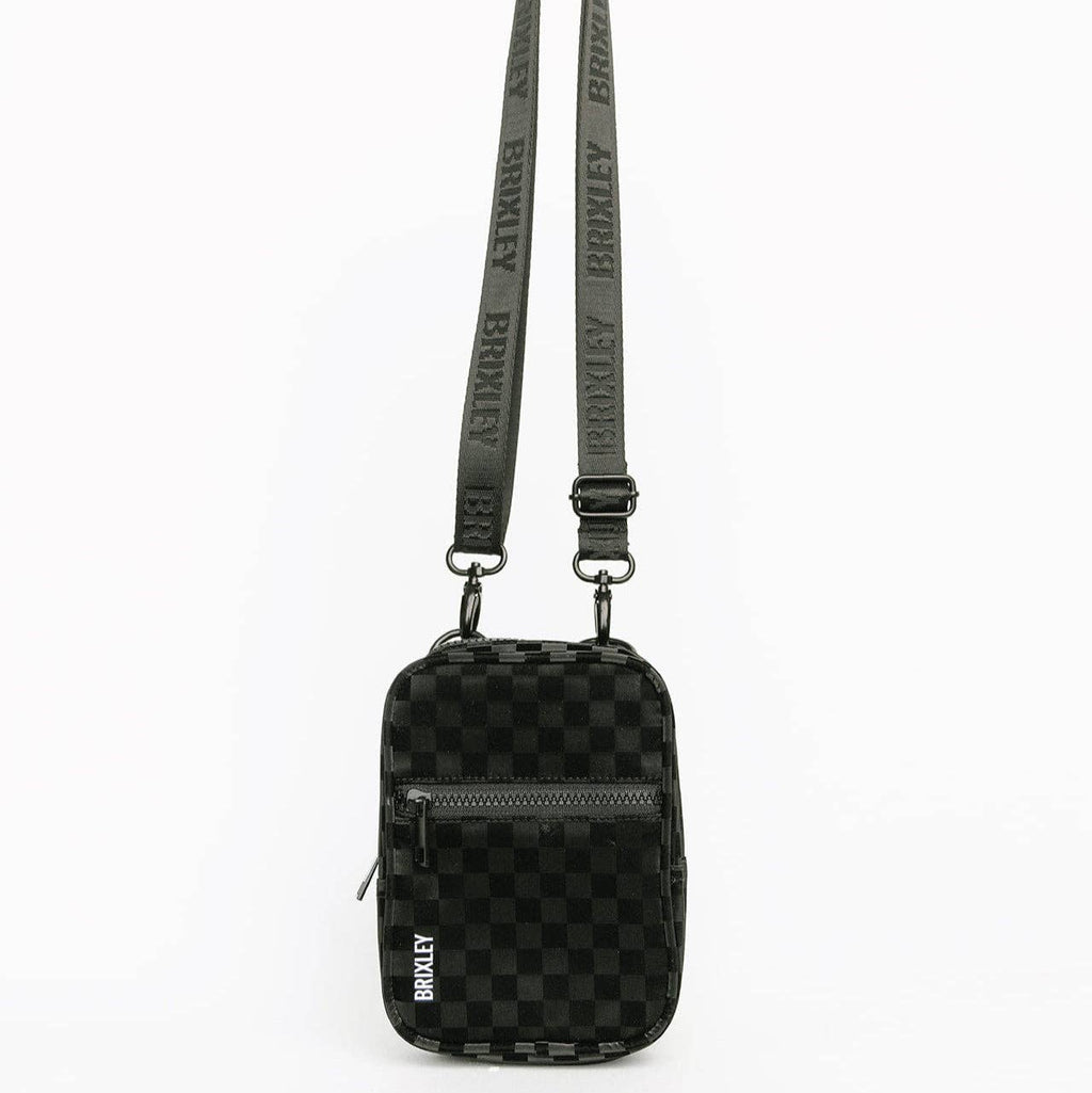 Brixley Shadow Checkered Crossbody Sling