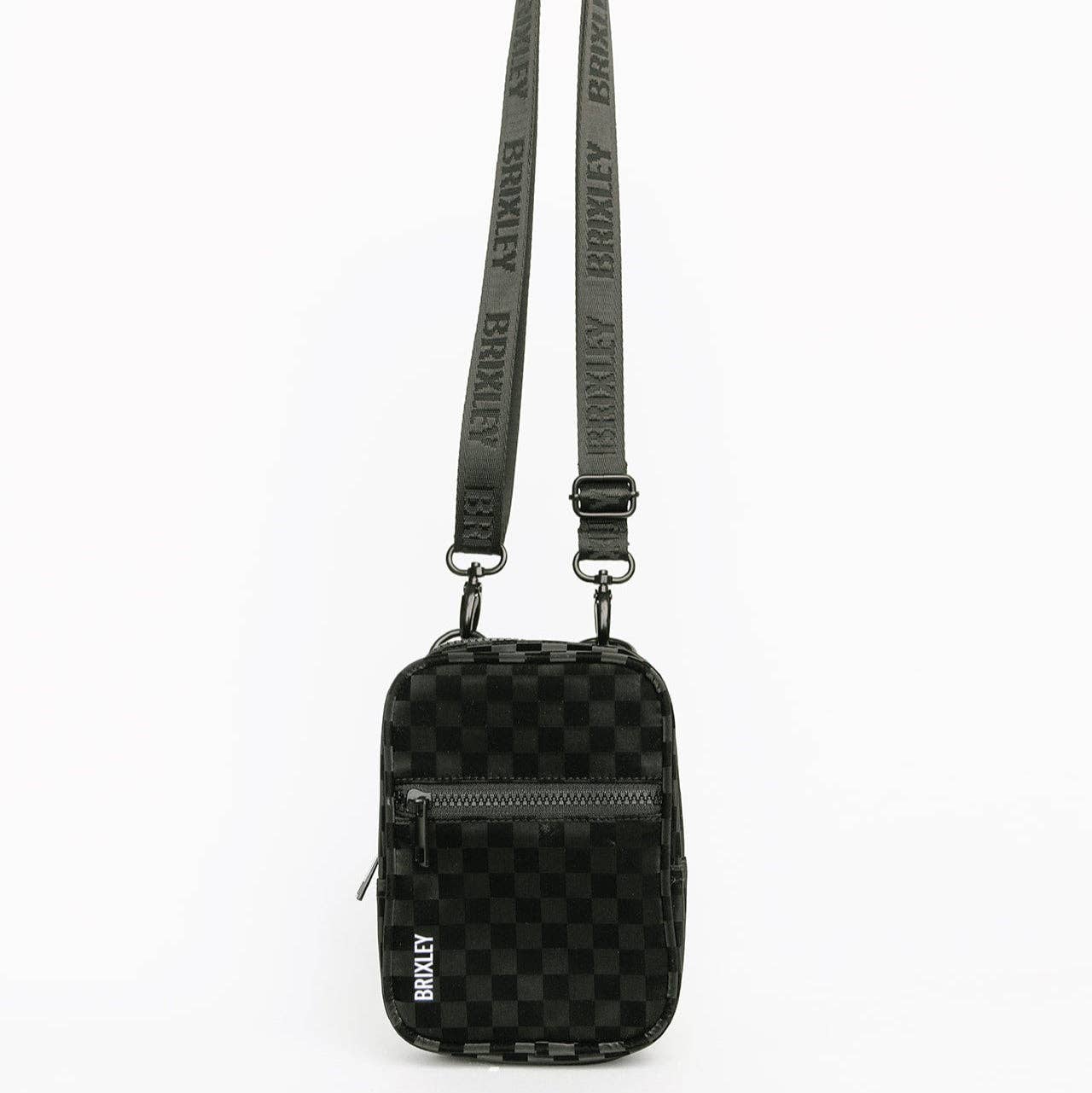 Brixley Shadow Checkered Crossbody Sling