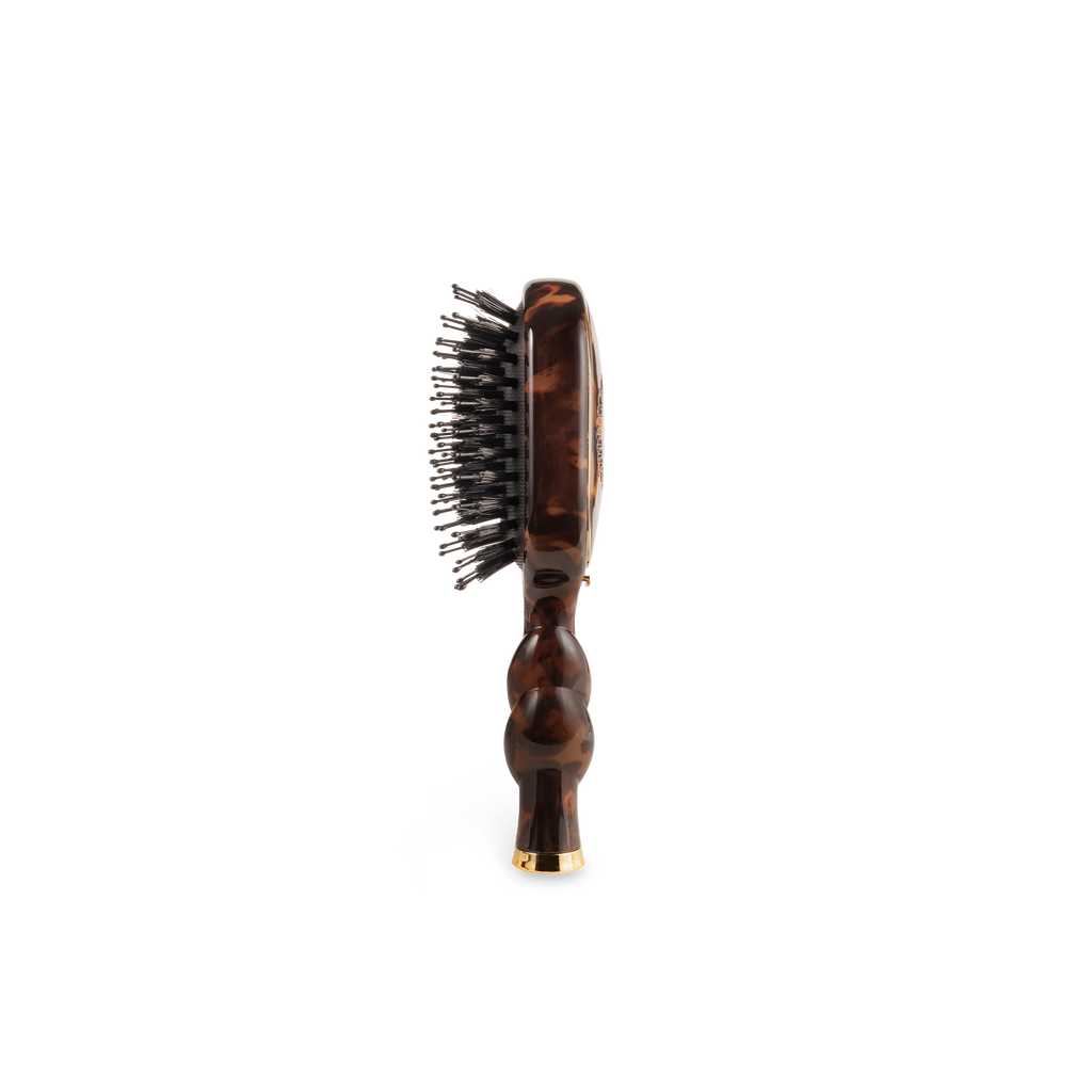 Teleties Mini Boar Brush | Tortoise