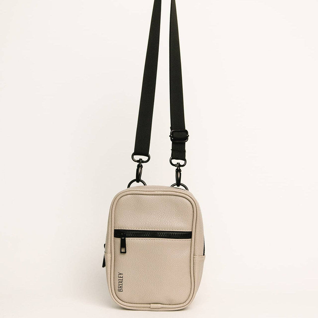 Brixley Leather Stone Crossbody Sling
