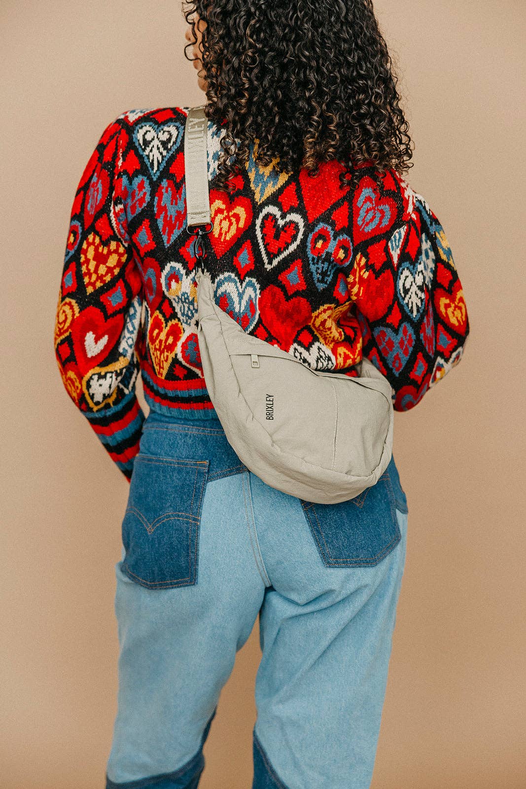 Brixley Sand Crescent Bag