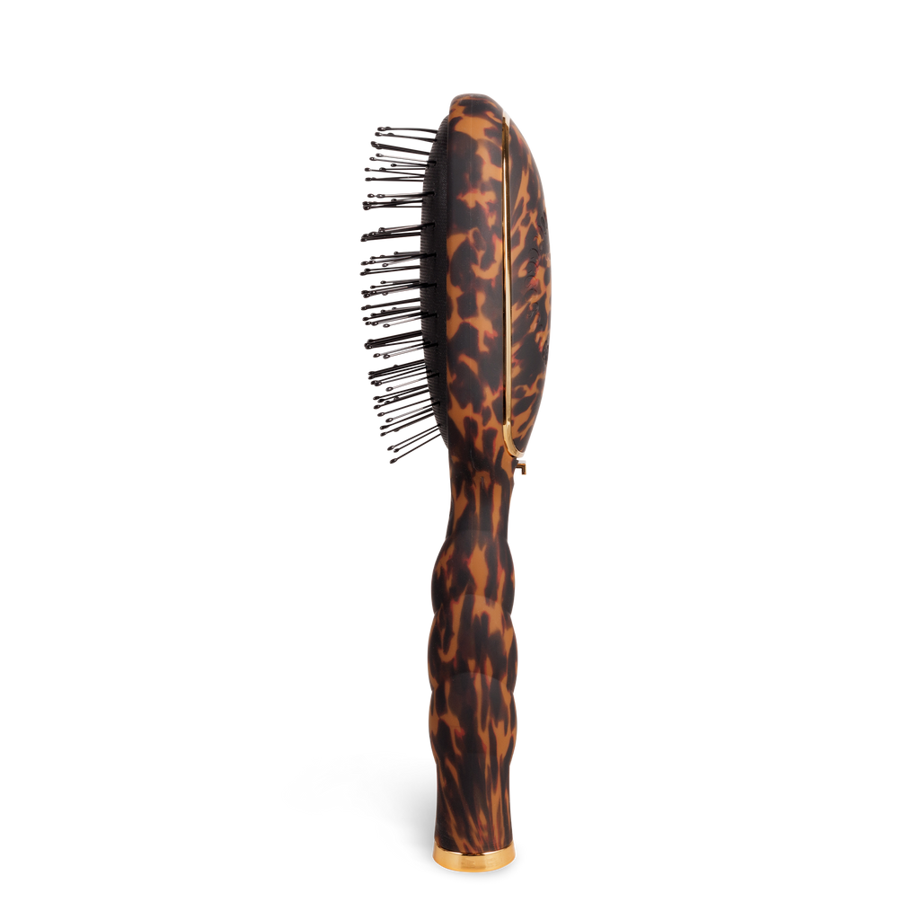 Teleties Detangler Hair Brush for Fine Hair - Tortoise
