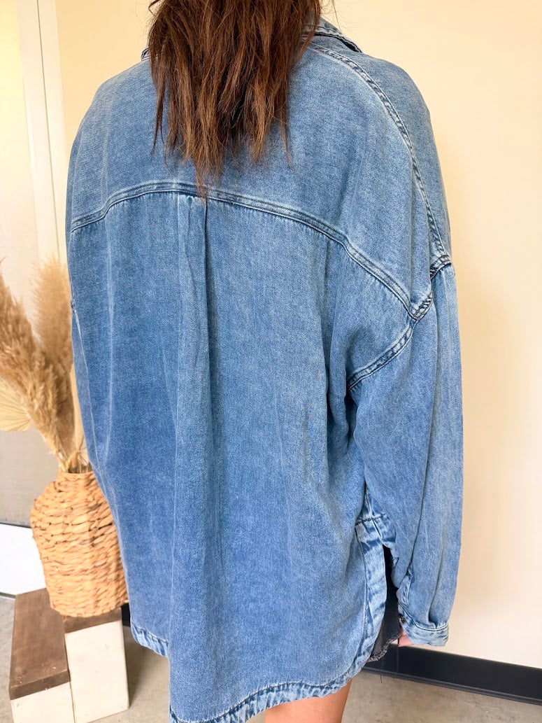 Denim Days Shacket