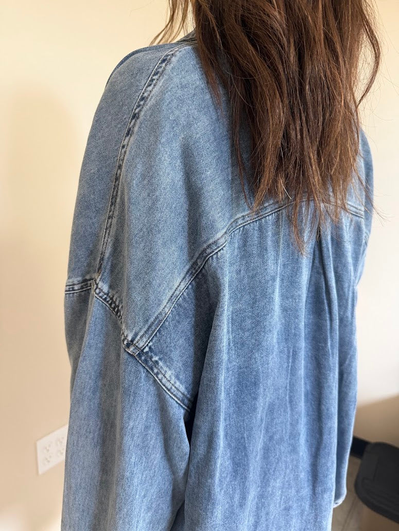 Denim Days Shacket