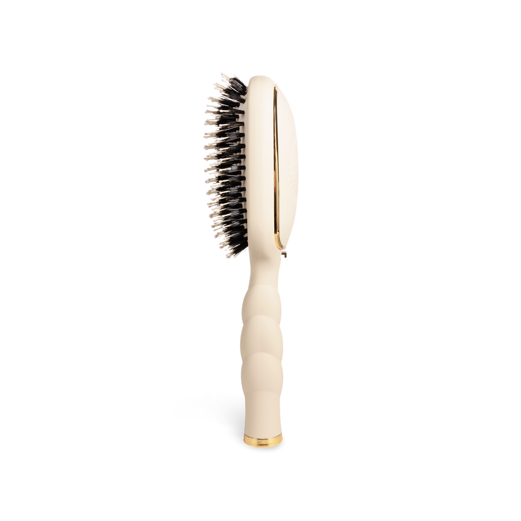 Teleties Boar Bristle Hair Brush | Tan