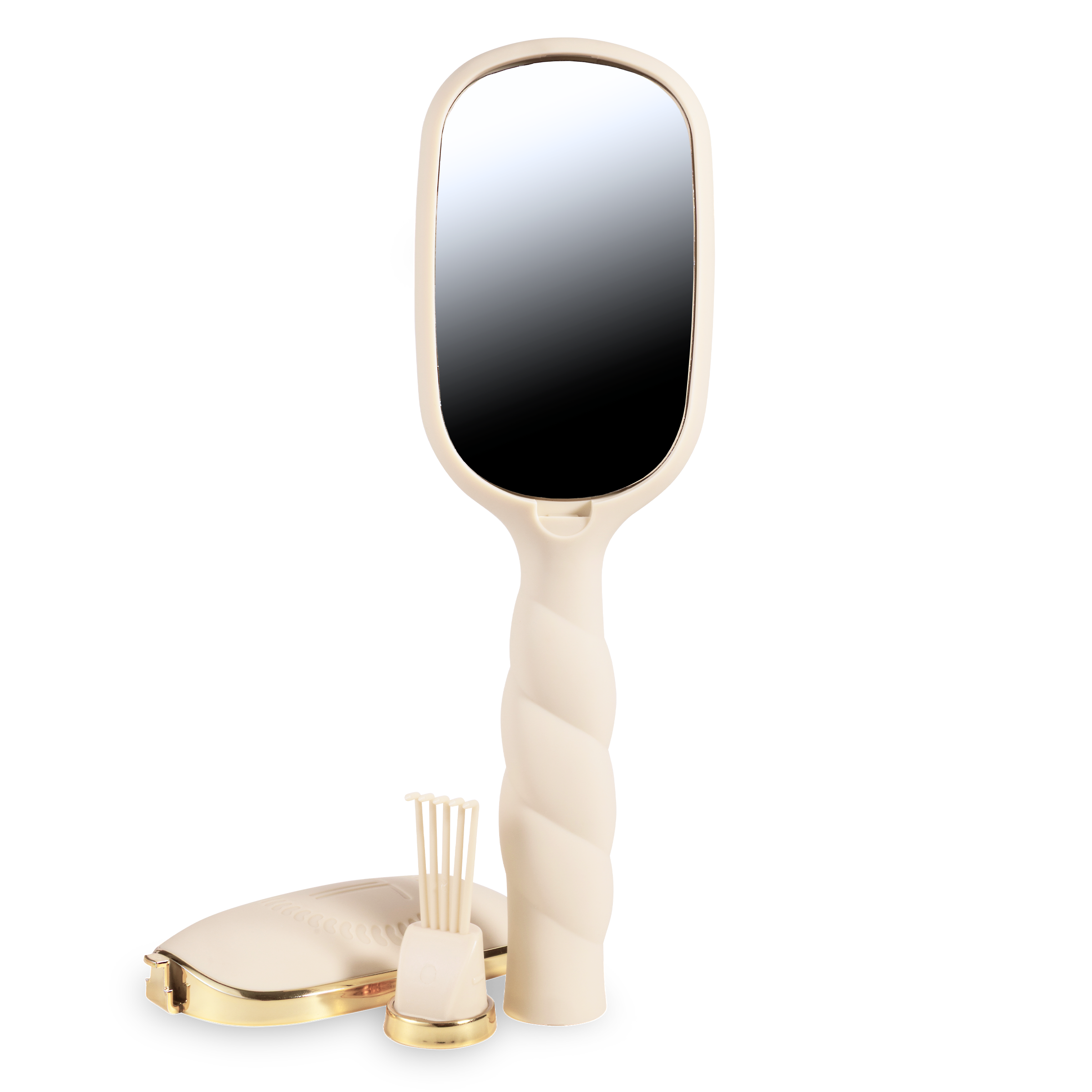 Teleties Detangler Hair Brush for Medium Hair - Tan