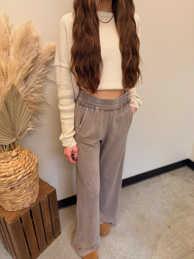 Sunday Morning Wide Leg Pants